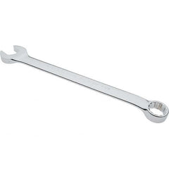 Blackhawk by Proto - 1-1/4" 12 Point Offset Combination Wrench - 15° Offset Angle, 16.9" OAL, Steel, Chrome Finish - Makers Industrial Supply