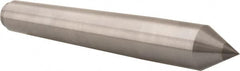 Riten - 1.289" Head Diam, Carbide-Tipped Steel Standard Point Solid Dead Center - B&S 10 Brown & Sharpe Taper, 1.289" Point Diam, 2-1/4" Point Length, 8-9/16" OAL - Makers Industrial Supply