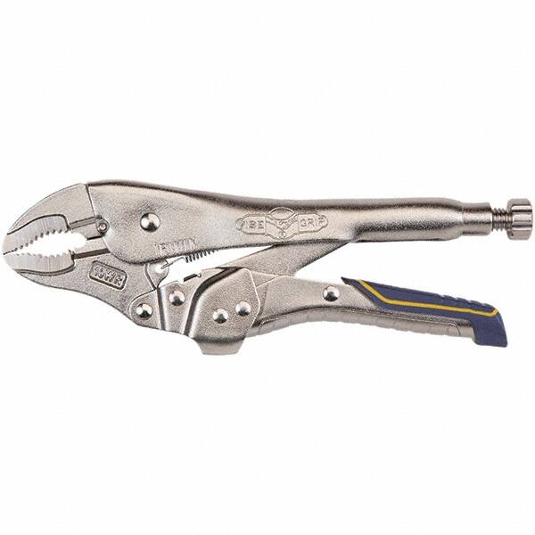 Irwin - Locking Pliers Plier Type: Locking Pliers Jaw Style: Long Nose Curved w/Wire Cutter - Makers Industrial Supply