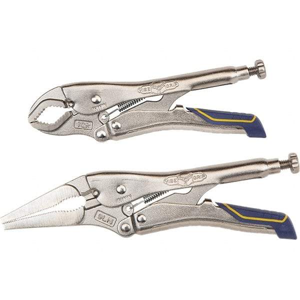 Irwin - Locking Pliers Plier Type: Locking Pliers Jaw Style: Curve w/Wire Cutter - Makers Industrial Supply