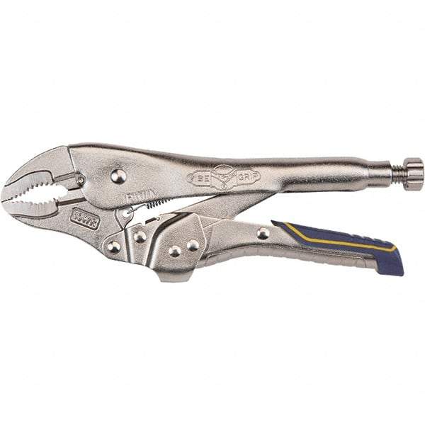 Irwin - Locking Pliers Plier Type: Locking Pliers Jaw Style: Curve w/Wire Cutter - Makers Industrial Supply