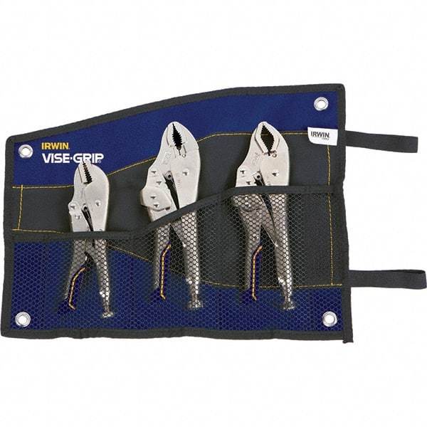 Irwin - Locking Pliers Plier Type: Locking Pliers Jaw Style: Straight; Curve w/Wire Cutter; Long Nose - Makers Industrial Supply