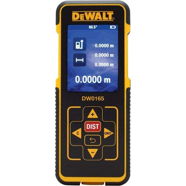 DeWALT - Laser & Ultrasonic Distance Finders Type: Laser Maximum Distance (Feet): 165.00 - Makers Industrial Supply