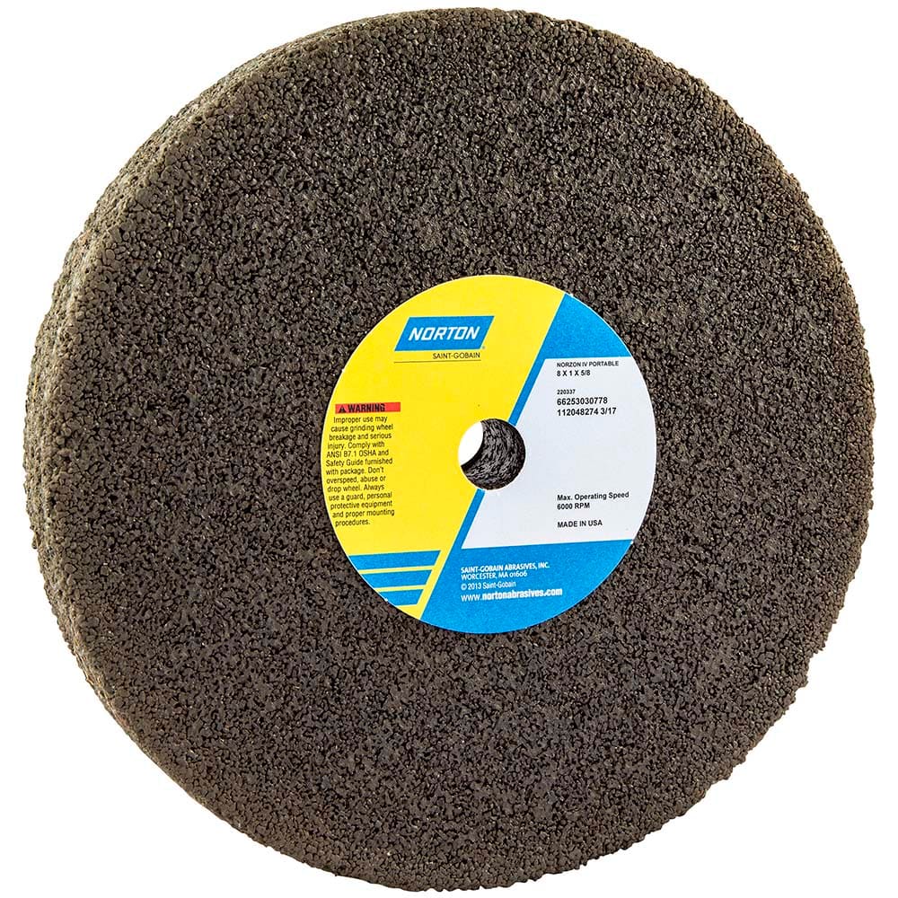 Norton - Tool & Cutter Grinding Wheels Wheel Type: Type 1 Wheel Diameter (Inch): 8 - Makers Industrial Supply