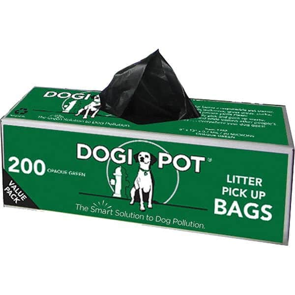 DOGIPOT - 30 200-Pack Boxes HDPE Plastic Litter Pick Up Bags - Makers Industrial Supply