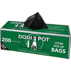 DOGIPOT - 30 200-Pack Boxes HDPE Plastic Litter Pick Up Bags - Makers Industrial Supply