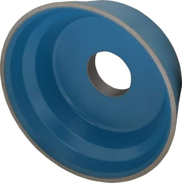 Norton - 5" Diam, 1-1/4" Hole Size, 1-3/4" Overall Thickness, 120 Grit, Type 11 Tool & Cutter Grinding Wheel - Fine Grade, Diamond, R Hardness, Resinoid Bond - Makers Industrial Supply