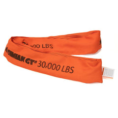 Slings & Tiedowns (Load-Rated); Sling Type: Round; Length (Feet): 12; Vertical Capacity (Lb.): 30000; Choker Capacity (Lb.): 24000; Basket Capacity (Lb.): 60000; Eye Type: No Eye; Sling Material: Polyester; Sling Width: 4.7 in; Sling Diameter: 2.3 in; Max