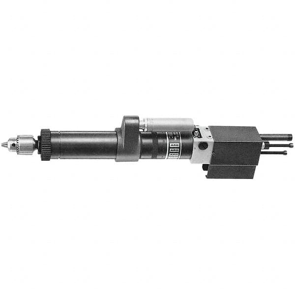 Ingersoll-Rand - 3/8" Reversible Keyed Chuck - Inline Handle, 1,450 RPM, 0.5 hp, 90 psi - Makers Industrial Supply