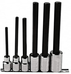 Proto - 6 Piece 1/2" Drive Inch Hex Bit Socket Set - 1/4 to 5/8" Hex - Makers Industrial Supply