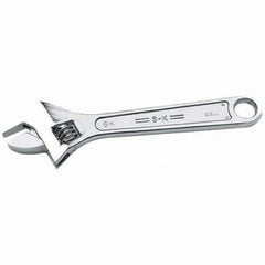 SK - Adjustable Wrench - Chrome Finish - Makers Industrial Supply