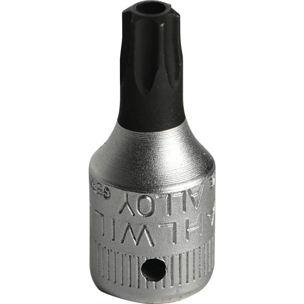 Hand Hex & Torx Bit Sockets; Socket Type: Torx Bit Socket; Drive Size (Fractional Inch): 1/4; Hex Size (mm): 0.000; Torx Size: T30; Bit Length (mm): 16.00; Insulated: No; Tether Style: Not Tether Capable; Material: Chrome Alloy Steel; Finish: Chrome-Plate