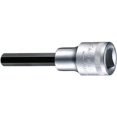 Hand Hex & Torx Bit Sockets; Socket Type: Metric Long Hex Bit Socket; Hex Size (mm): 6.000; Bit Length: 62 mm; Insulated: No; Tether Style: Not Tether Capable; Material: Chrome Alloy Steel; Finish: Chrome-Plated; Overall Length (Decimal Inch): 3.9400; Non