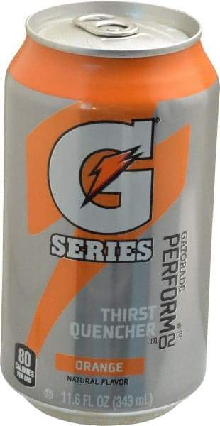 Gatorade - 11.6 oz Can Orange Activity Drink - Ready-to-Drink - Makers Industrial Supply