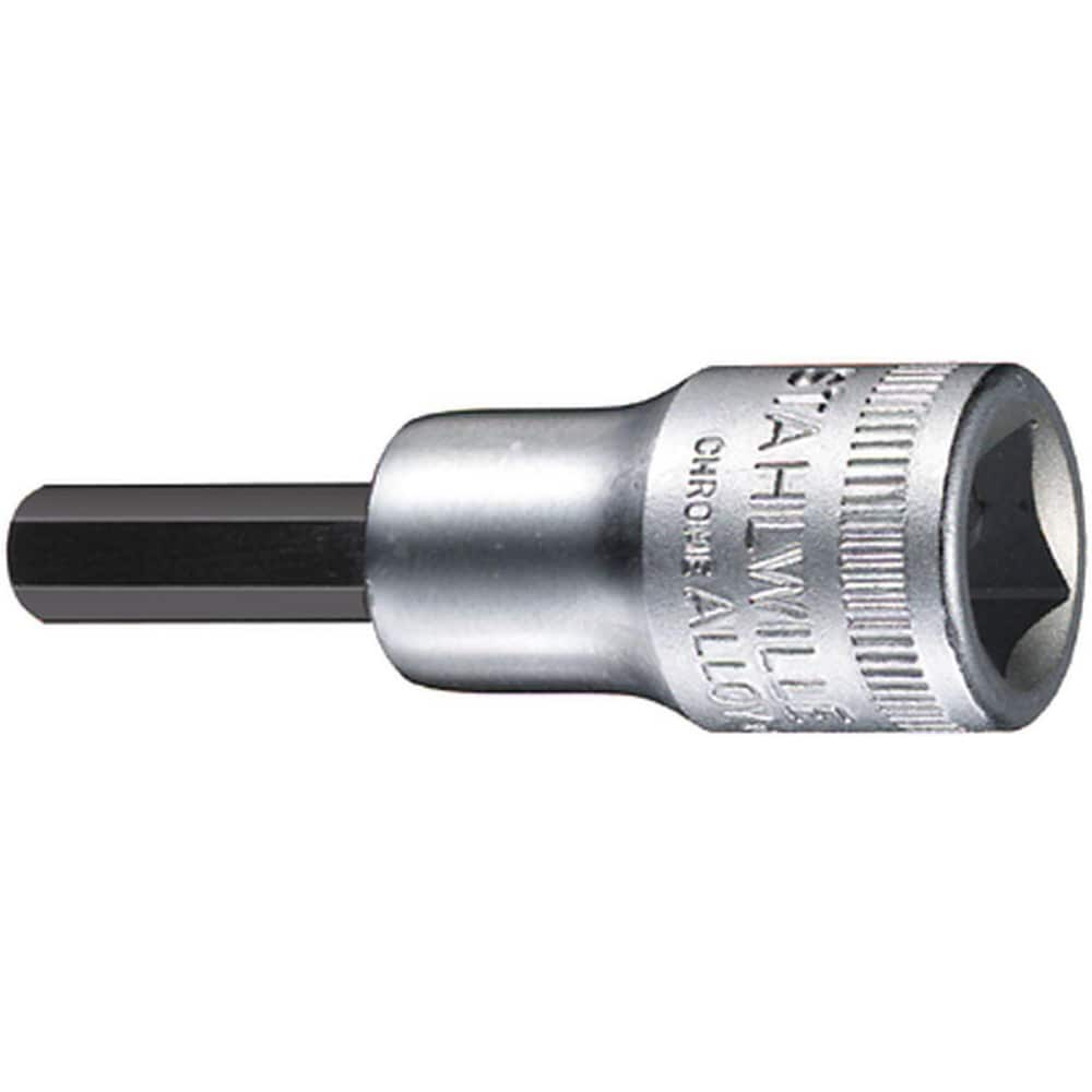 Hand Hex & Torx Bit Sockets; Socket Type: Hex Bit Socket; Hex Size (Inch): 9/64 in; Bit Length: 20 mm; Insulated: No; Tether Style: Not Tether Capable; Material: Chrome Alloy Steel; Finish: Chrome-Plated; Overall Length (Decimal Inch): 2.0500; Non-sparkin