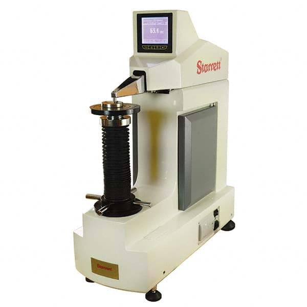 Starrett - Bench Top Hardness Testers Scale Type: Rockwell Superficial Minimum Hardness: 345 - Makers Industrial Supply