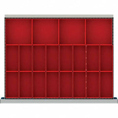 LISTA - 20-Compartment Drawer Divider Layout for 3.15" High Drawers - Makers Industrial Supply