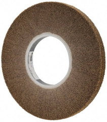 3M - 12" Diam Aluminum Oxide Cutting, Polishing Flap Wheel - 5" Hole, 1" Wide, Density 7, Nonwoven, Medium Grade, 2,700 Max RPM - Makers Industrial Supply