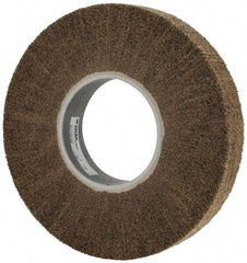 3M - 12" Diam Aluminum Oxide Cutting, Polishing Flap Wheel - 5" Hole, 2" Wide, Density 7, Nonwoven, Medium Grade, 3,400 Max RPM - Makers Industrial Supply