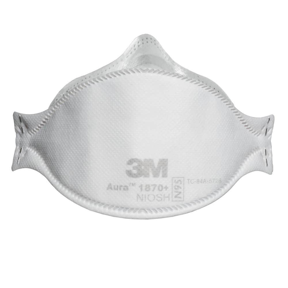 N/A Healthcare Respirator  Does Not Contain Nose Clip,  White,  Size Universal