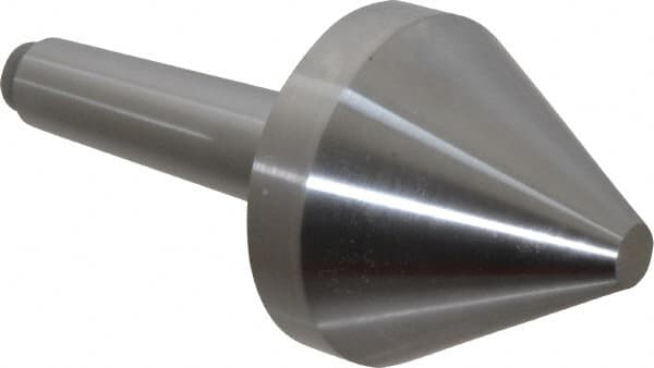 Riten - 2-3/4" Head Diam, Hardened Tool Steel Bull Nose Point Solid Dead Center - 3MT Morse Taper, 2-3/4" Point Diam, 1.939" Point Length, 2-61/64" OAL - Makers Industrial Supply