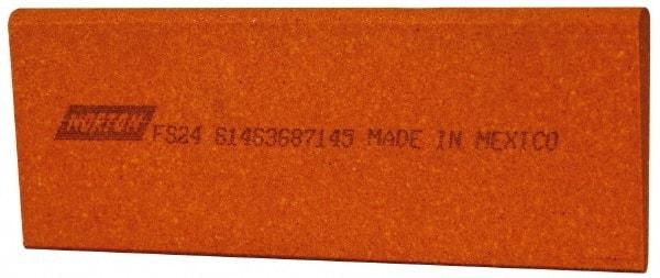 Norton - 4-1/2" Long x 1-3/4" Diam x 1/4" Thick, Aluminum Oxide Sharpening Stone - Round Edge Slip, Fine Grade - Makers Industrial Supply