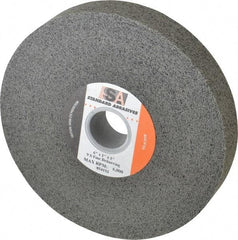 Standard Abrasives - 6" Diam, 1" Center Hole, Fine Grade, Silicon Carbide Deburring Wheel - Convolute, Density 9 Hard, 6,000 RPM - Makers Industrial Supply