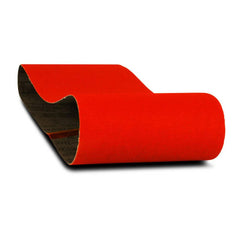 Abrasive Belts; Abrasive Material: Zirconium Blend; Belt Width (Inch): 4; Overall Length (Inch): 24; Grit: 120; Grade: Fine; Abrasive Type: Coated; Backing Material: Cloth