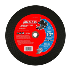 Cutoff Wheels; Wheel Type Number: Type 1; Wheel Diameter (Inch): 10; Wheel Thickness (Inch): 3/32; Hole Size: 5/8; Abrasive Material: Premium Aluminum Oxide Blend; Maximum Rpm: 6100.000; Hole Shape: Round; Wheel Color: Black