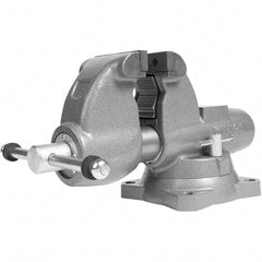 Wilton - Bench & Pipe Combination Vises Jaw Width (Inch): 4-1/2 Jaw Opening Capacity (Inch): 6 - Makers Industrial Supply