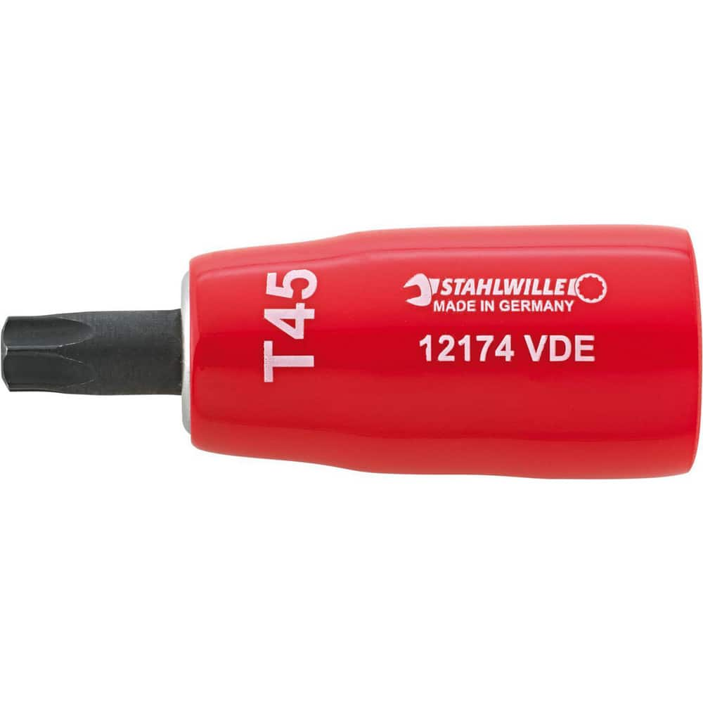 Specialty Sockets; Type: Non-Impact; Drive Size: 0.375 in; Socket Size: T30; Insulated: Yes; Non-sparking: No; Tether Style: Not Tether Capable; Features: Insulated up to 1000V; Finish/Coating: Chrome-Plated; Finish: Chrome-Plated; Drive Size: 0.375 in; S