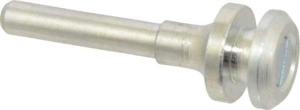 Value Collection - 3/8" Hole, Wheel Mandrel - 2-1/8" OAL, 3/8" Max Wheel Width, 1/4" Shank Diam - Makers Industrial Supply