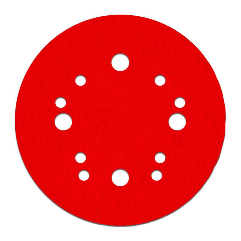 Hook & Loop Discs; Disc Diameter (Decimal Inch): 5; Grade: Ultra Coarse; Grit: 40; Abrasive Material: Ceramic Blend; Disc Color: Red; Package Quantity: 15; Grit: 40; Grit: 40; Package Quantity: 15