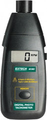 Extech - Accurate up to 0.05%, Noncontact Tachometer - 6.7 Inch Long x 2.8 Inch Wide x 1-1/2 Inch Meter Thick, 5 to 99,999 RPM Measurement - Makers Industrial Supply