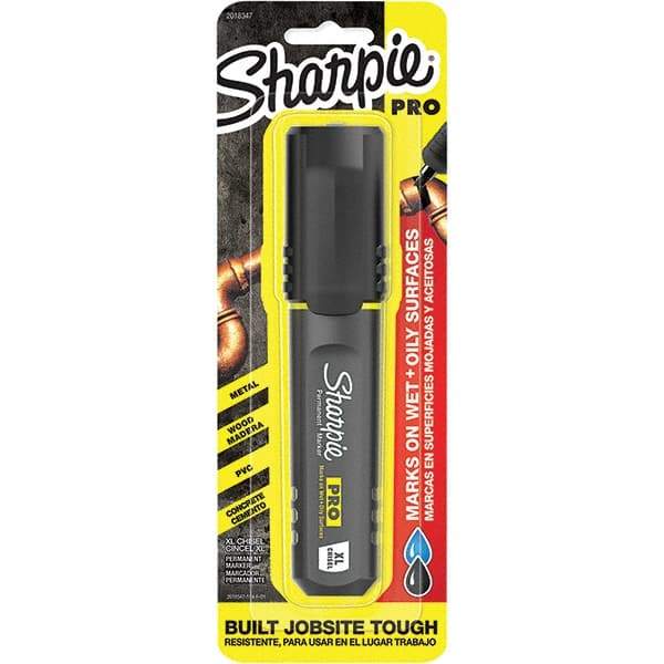 Sharpie - Markers & Paintsticks Type: Permanent Color: Black - Makers Industrial Supply