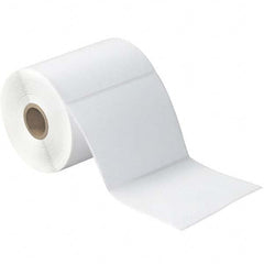 Value Collection - Pack of 12 Rolls, 377 Labels per Roll, 4" x 4" White Paper Thermal Labels - Makers Industrial Supply