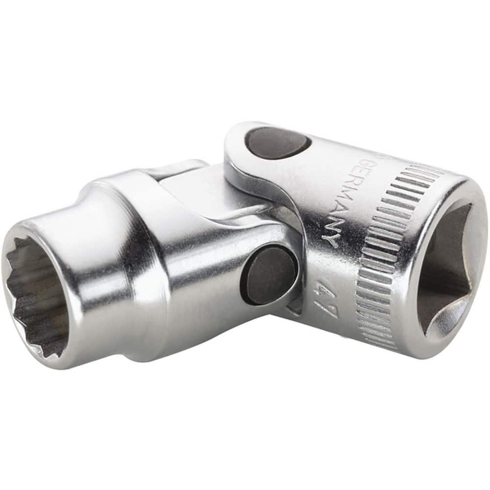 Hand Sockets; Socket Type: Flex Socket; Drive Size: 3/8 in; Socket Size (Inch): 3/8; Drive Style: Hex; Overall Length (Decimal Inch): 1.7800; Material: Steel; Insulated: No; Tether Style: Not Tether Capable; Features: Anti-Slip Drive profile; Thin wall; C