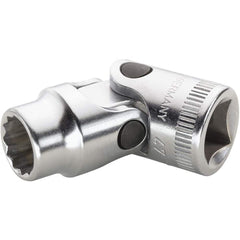 Hand Sockets; Socket Type: Flex Socket; Drive Size: 3/8 in; Socket Size (mm): 17; Drive Style: Hex; Overall Length (Decimal Inch): 1.8200; Material: Steel; Insulated: No; Tether Style: Not Tether Capable; Features: Anti-Slip Drive profile; Thin wall; Coat