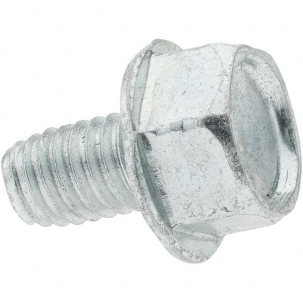 Value Collection - M6x1.0 Coarse 12mm Long Hex Thread Cutting Screw - Makers Industrial Supply