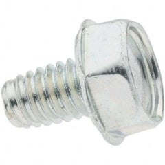 Value Collection - M4x0.7 Coarse 16mm Long Hex Thread Cutting Screw - Makers Industrial Supply