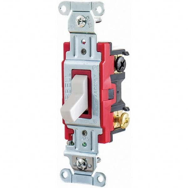 Hubbell Wiring Device-Kellems - Toggle Switches Switch Type: Heavy Duty Switch Sequence: Off-On - Makers Industrial Supply