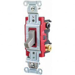 Hubbell Wiring Device-Kellems - Toggle Switches Switch Type: Heavy Duty Switch Sequence: Off-On - Makers Industrial Supply