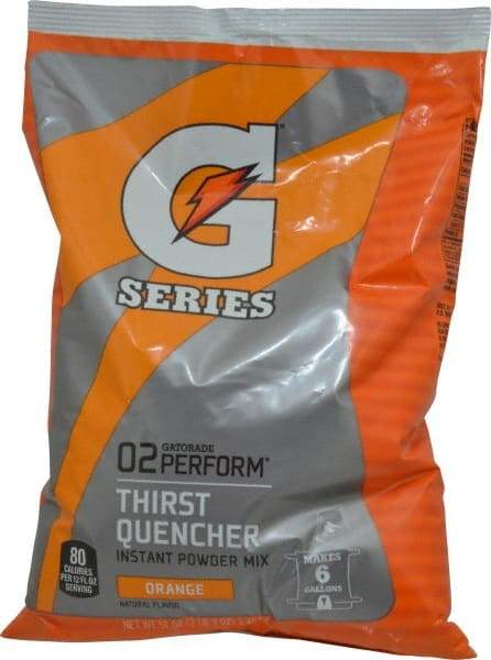 Gatorade - 51 oz Pack Orange Activity Drink - Powdered, Yields 6 Gal - Makers Industrial Supply