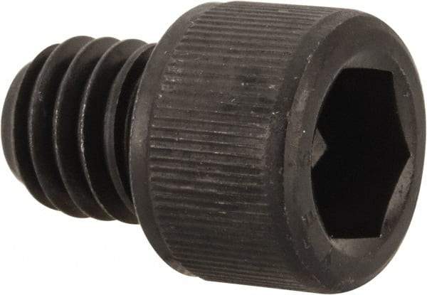 Value Collection - 7/16-14 UNC Hex Socket Drive, Socket Cap Screw - Alloy Steel, Black Oxide Finish, Fully Threaded, 1/2" Length Under Head - Makers Industrial Supply