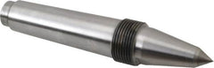 Riten - 5/8" Head Diam, Carbide-Tipped Steel Long Point Solid Dead Center - 4MT Morse Taper, 5/8" Point Diam, 2-9/32" Point Length, 3-3/32" OAL - Makers Industrial Supply