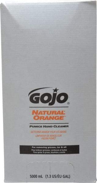 GOJO - 5 L Dispenser Refill Liquid Hand Cleaner - White, Orange Scent - Makers Industrial Supply