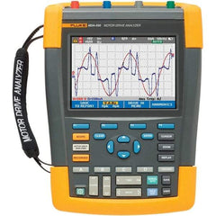 Fluke - 3 Phase, 1,000 VAC, 0.01 to 400 Amp Capability, 500 Hz Calibration, VGA Display Power Meter - ±(3% + 10 Counts) Excluding Current Clamp Current Accuracy, ±(3% + 10 Counts) Voltage Accuracy - Makers Industrial Supply