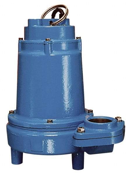 Little Giant Pumps - 1 hp, 10 Amp Rating, 230 Volts, Nonautomatic Operation, Effluent Pump - 1 Phase, Cast Iron Housing - Makers Industrial Supply