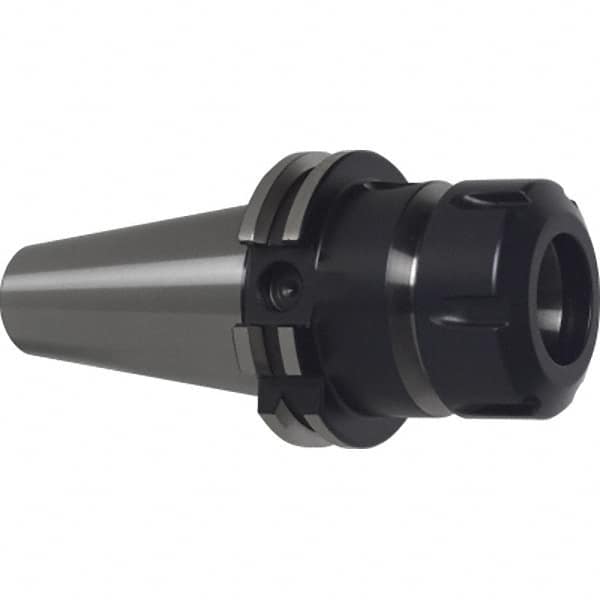 Guhring - 160mm Projection, ISO40 Taper Shank, ER16 Collet Chuck - 32mm Shank Diam - Exact Industrial Supply