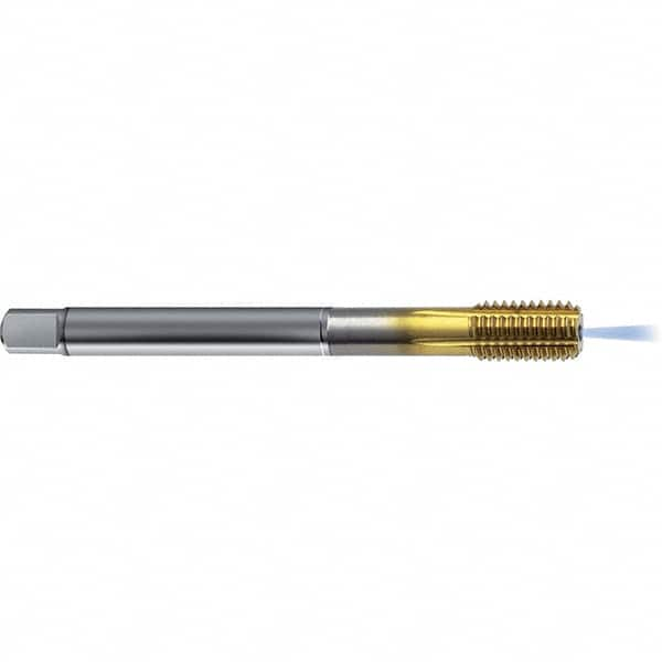 Guhring - 1/2-13 UNC 2BX H10/H11 Thread Limit Bottoming Thread Forming Tap - High Speed Steel, TiN Finish, 4.331" OAL, Right Hand Thread, Series 4383 - Makers Industrial Supply